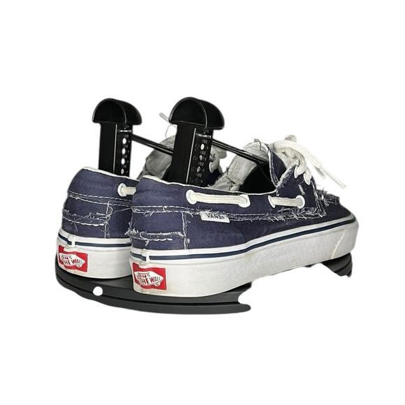 Vans Zapato Del Barco Boat Shoe Navy Blue Canvas Boat Shoes Size 8 Womens - Picture 4 of 6